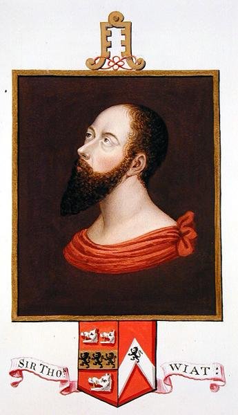 Porträtt av Sir Thomas Wyatt den äldre (c.1503-d.1542) från 