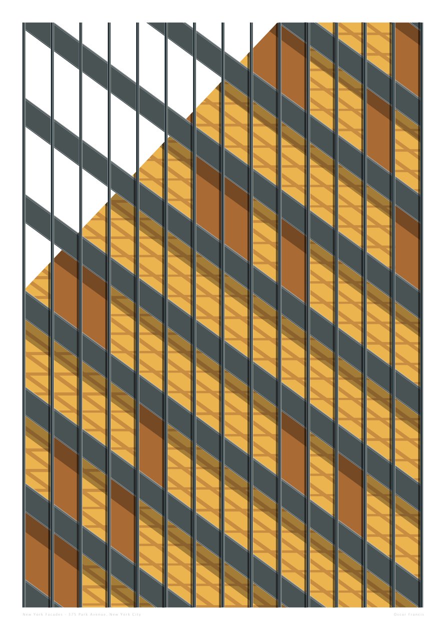 375 Park Avenue, NYC, 2015 (grafiskt giclee-tryck) av Sarah Evans