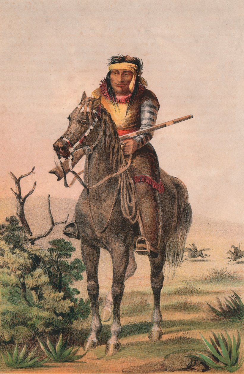 Centipede-Warrior, c1857. av Sarony and Co
