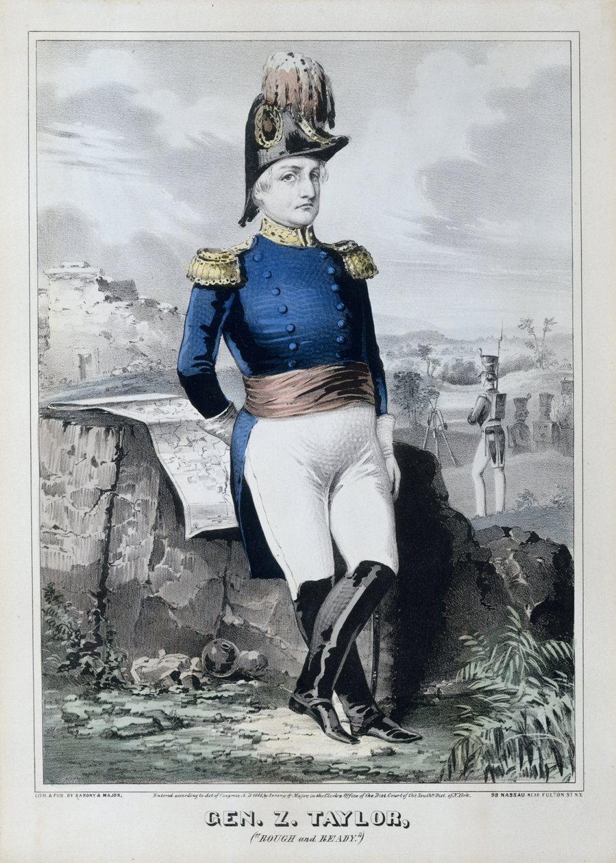 General Z. Taylor (Rough and Ready) av Sarony and Major