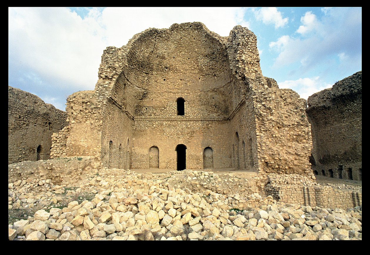 Interiör av den kupolformade hallen, ca 220-30 e.Kr av Sasanian