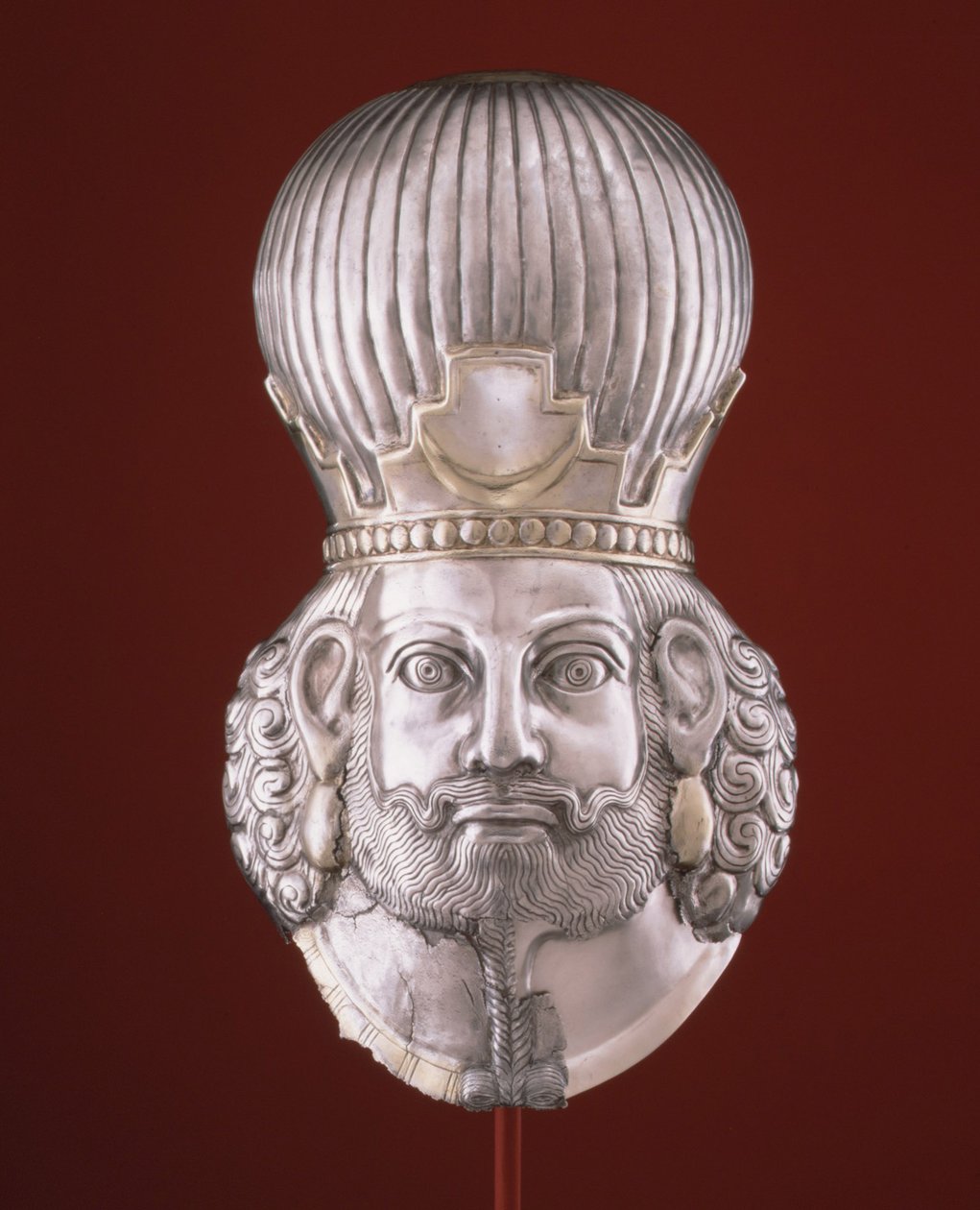 Chef för en kung, c.400-talet (silver, kvicksilverförgyllning) av Sasanian School