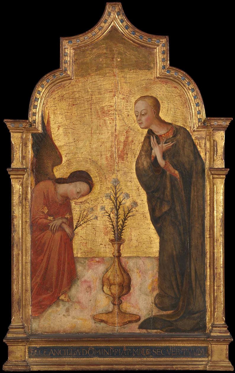 Bebådelsen, ca. 1435. av Sassetta