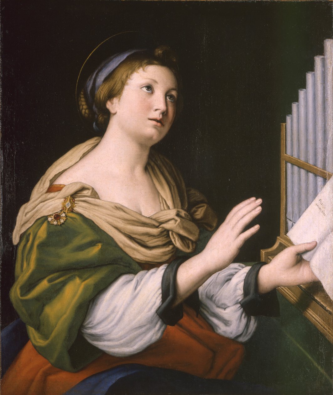 Sankta Cecilia, mellan 1640 och 1650 av Sassoferrato