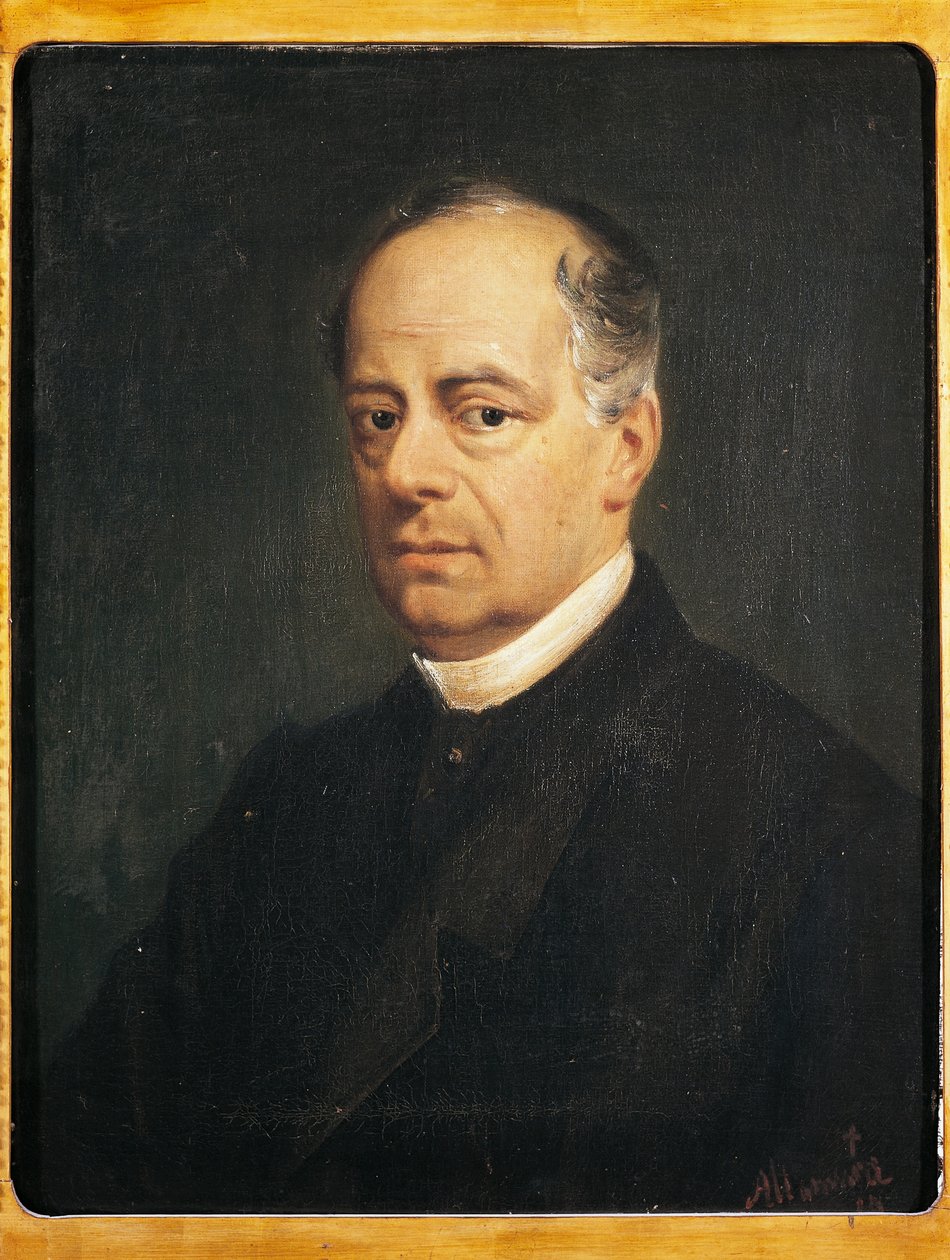 Porträtt av Carlo Poerio (Neapel av Saverio Altamura