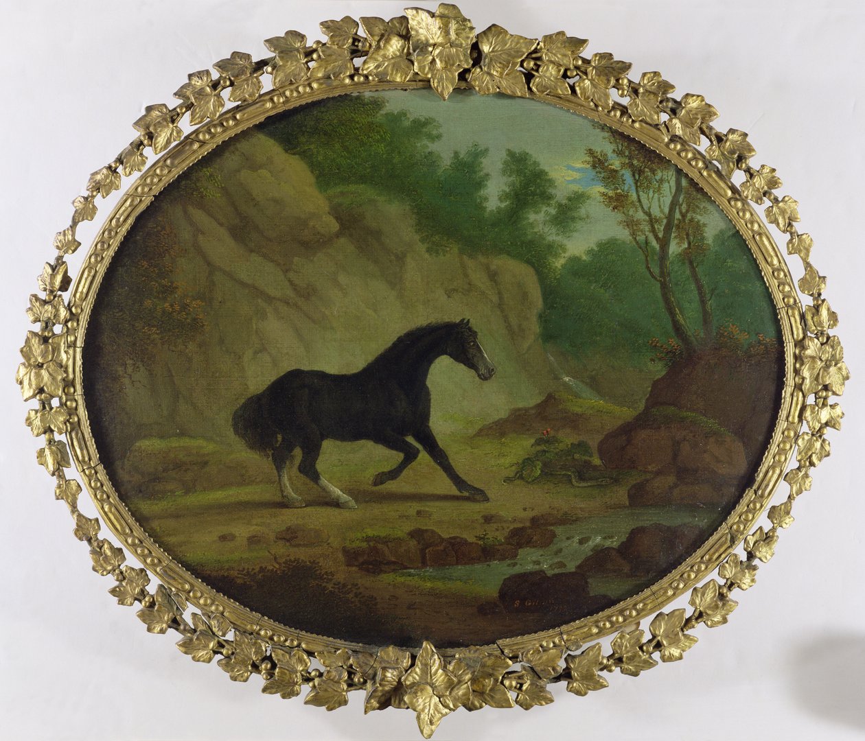 En häst skrämd av en orm, 1792 av Sawrey Gilpin