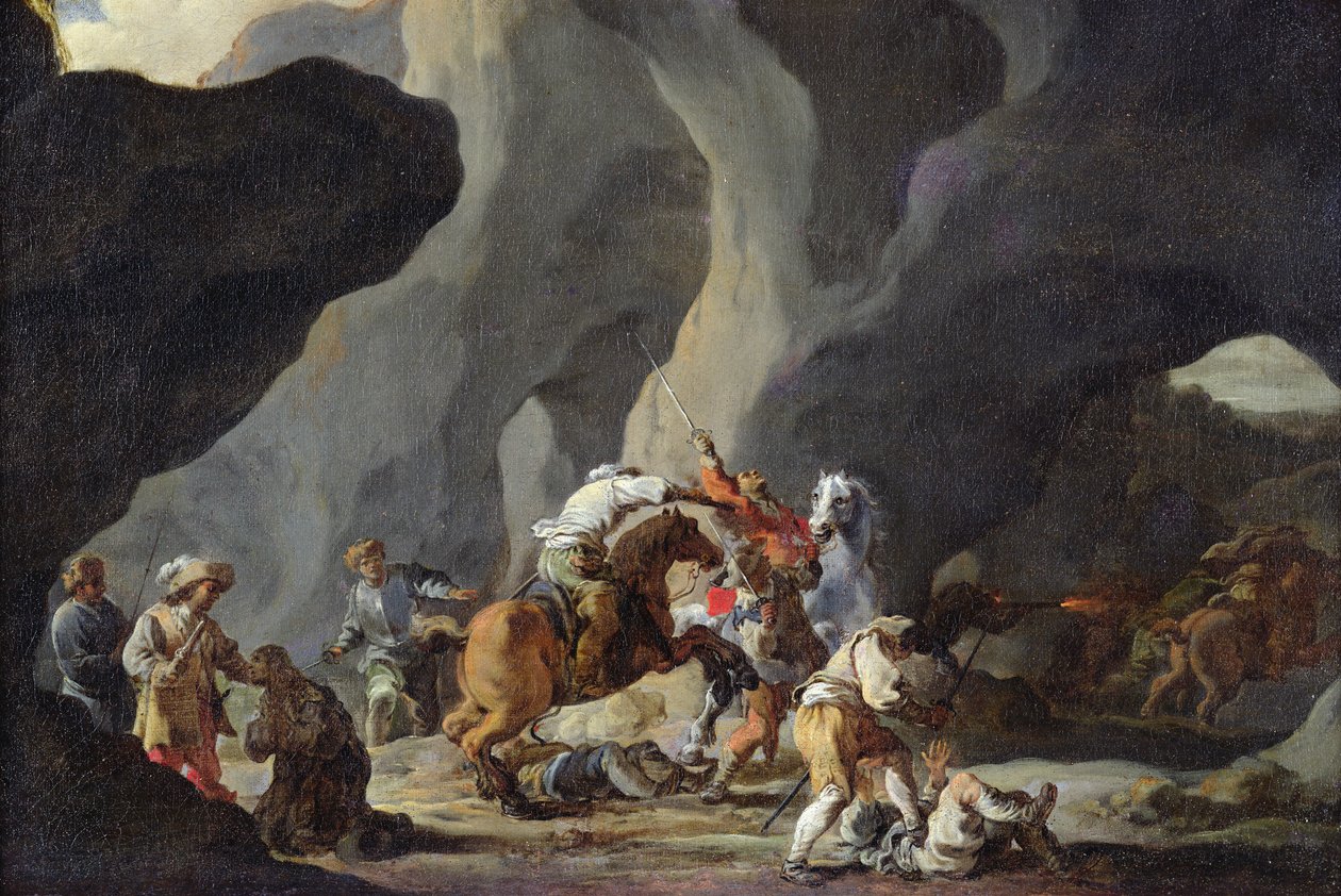 De resandes angrepp, ca 1634-37 av Sébastien Bourdon