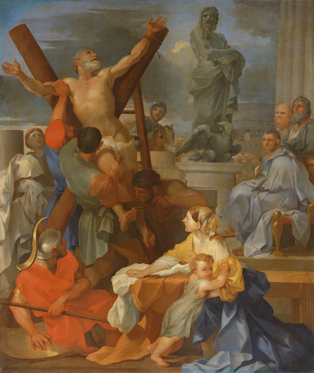 St Andrews martyrskap av Sébastien Bourdon
