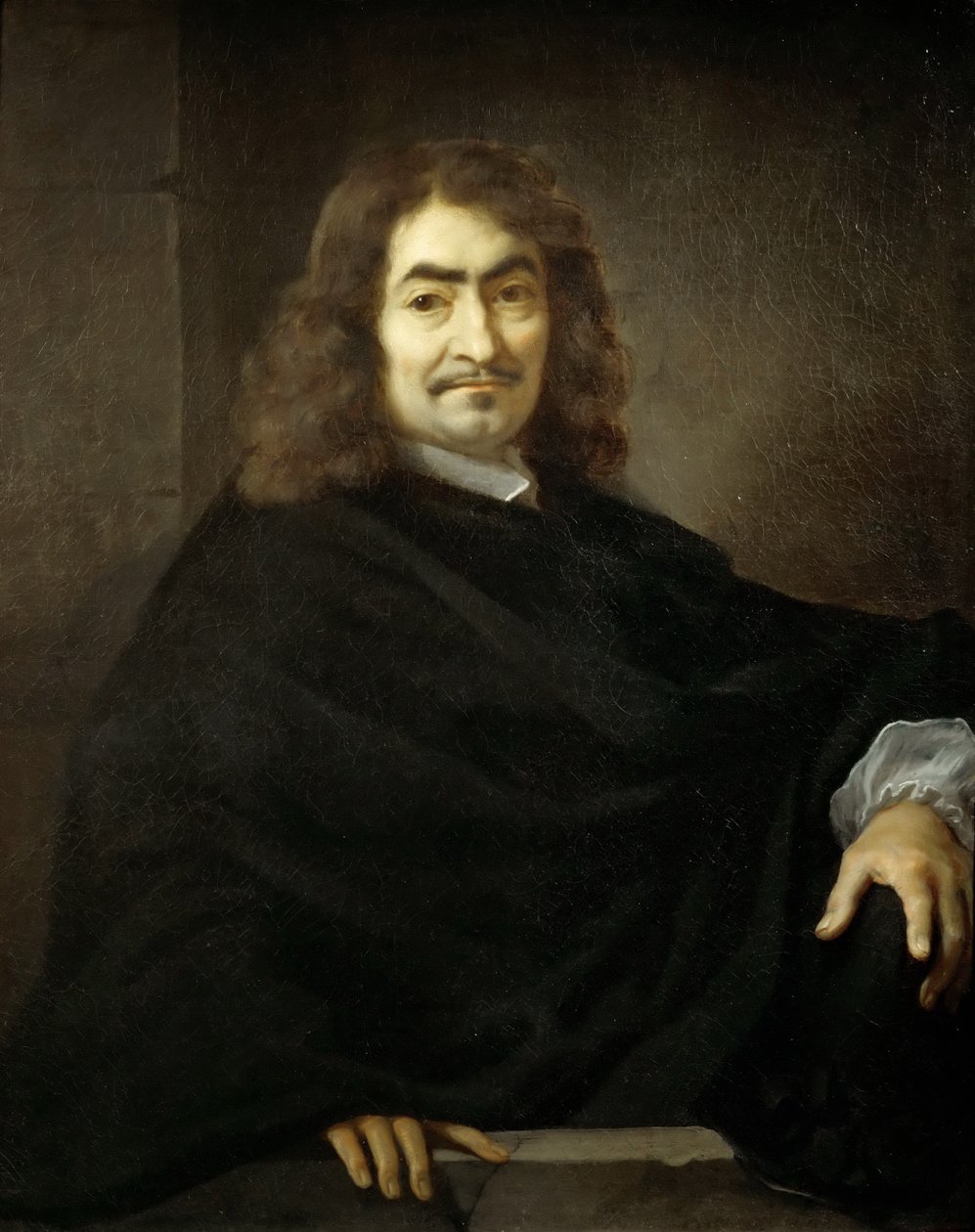 Förmodat porträtt av René Descartes av Sébastien Bourdon