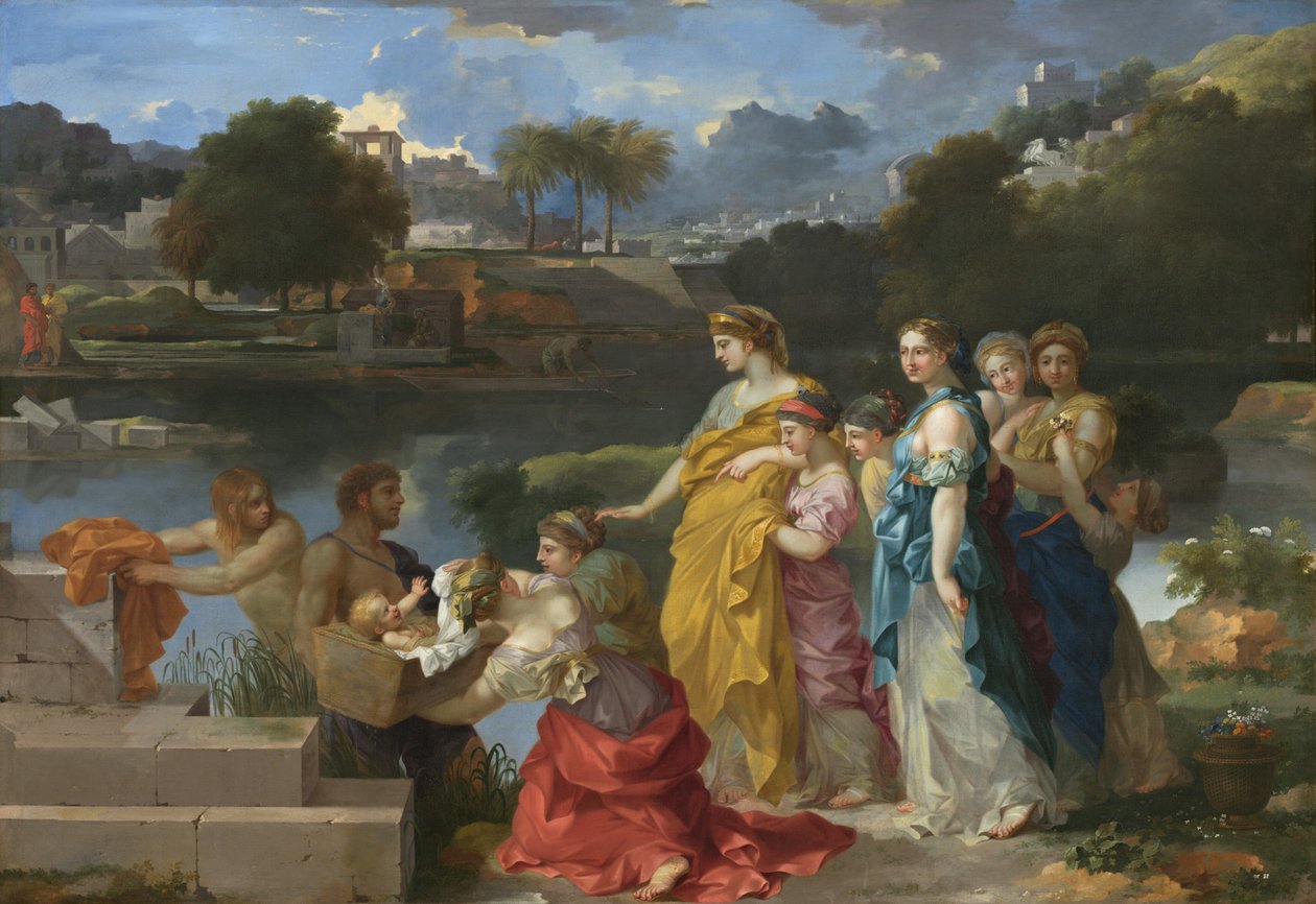 Fyndet av Moses av Sébastien Bourdon