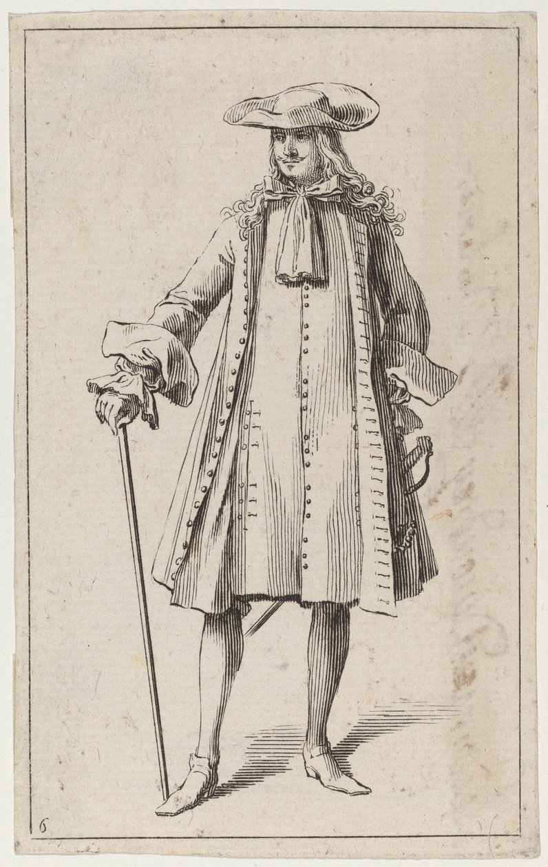 Man med ett svärd av Sébastien Le Clerc the elder