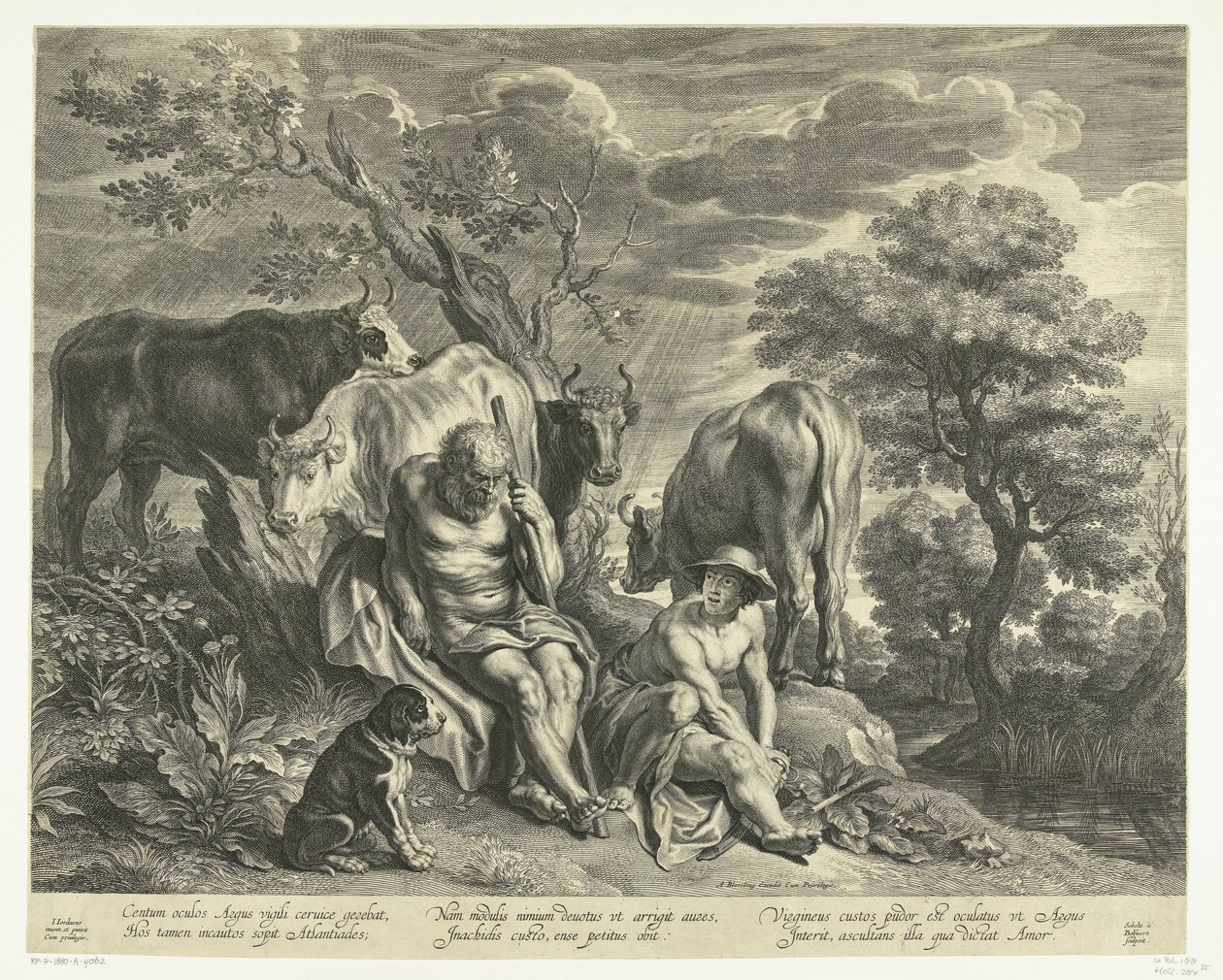 Mercury en Argus av Schelte Adamsz. Bolswert