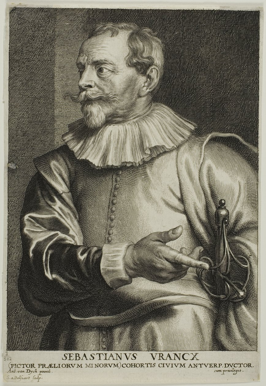 Sebastian Vrancx av Schelte Adamsz. Bolswert