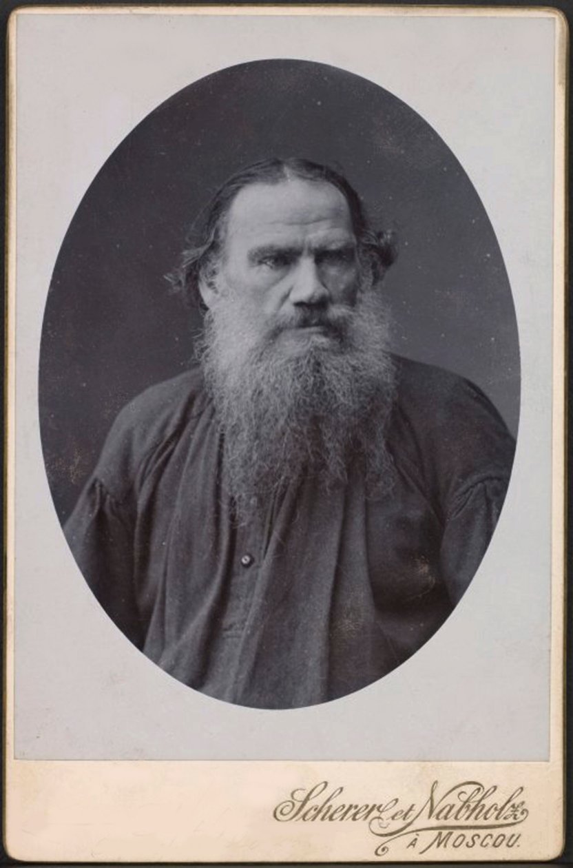 Leo Tolstoy, rysk författare, 1900 av Scherer Nabholz and Co