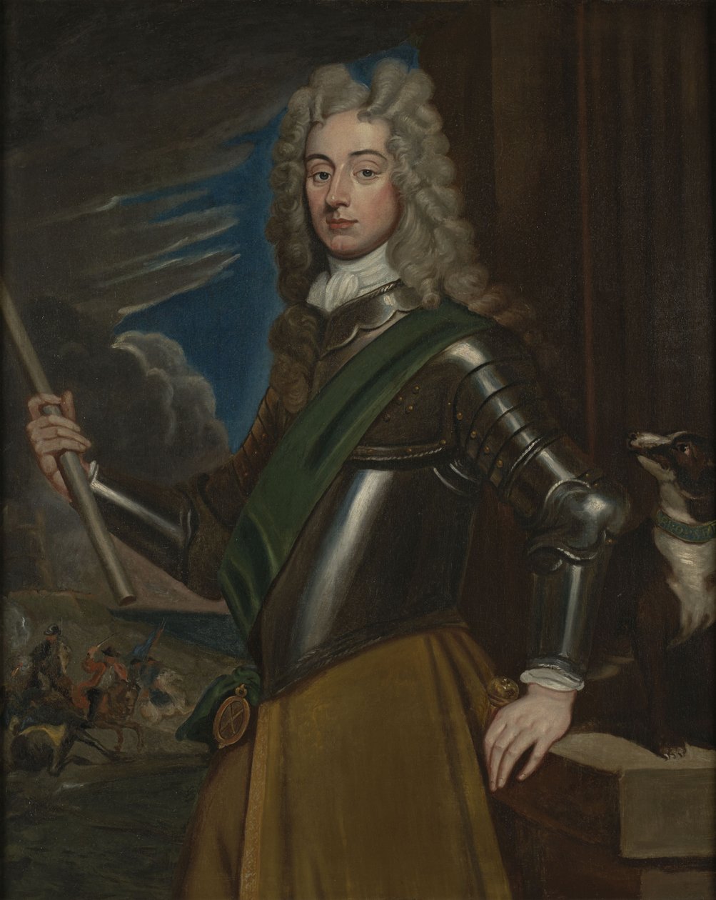 Portrait of Sir John Dalrymple, 2nd Earl of Stair, Field Marshal & diplomat (1673-1747) av Godfrey Kneller