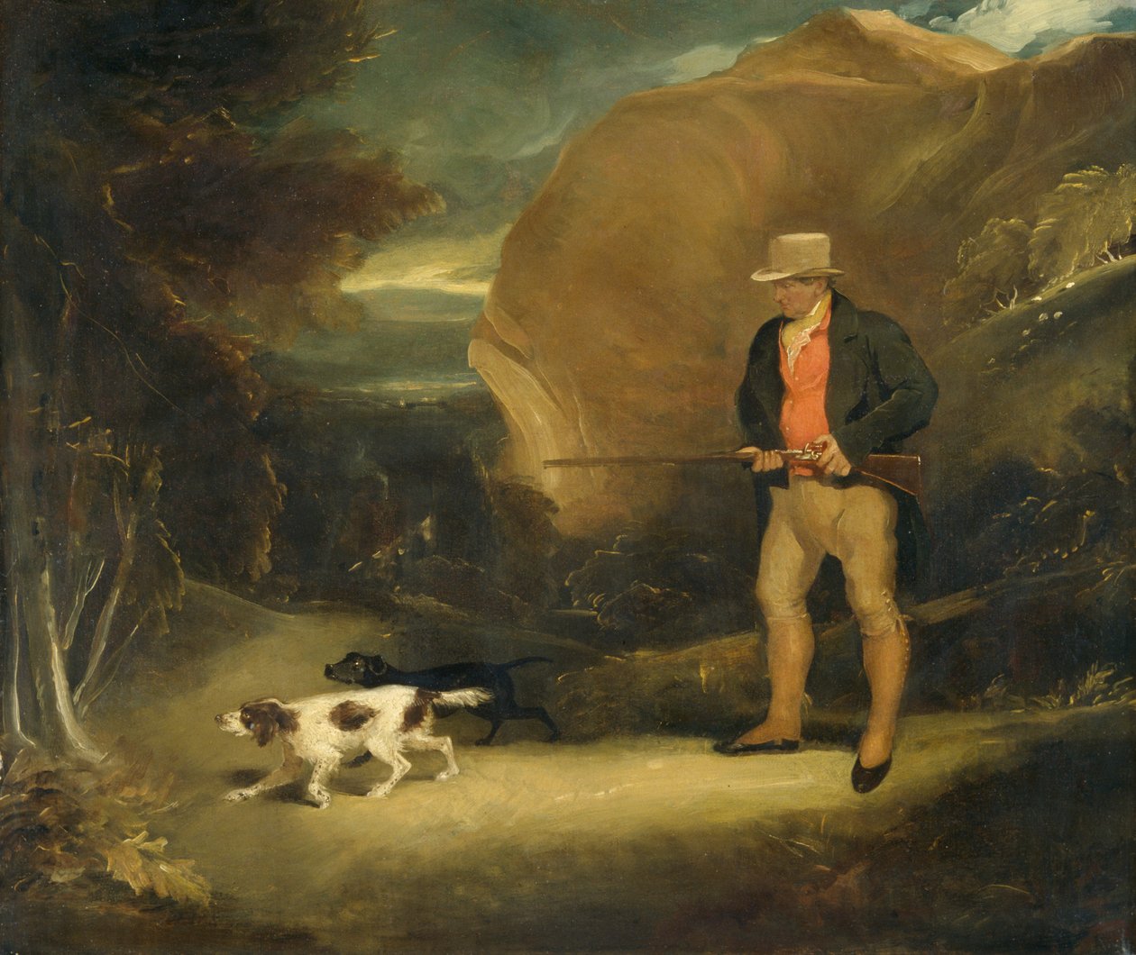 Maurice Lloyd (olja på duk) av School British