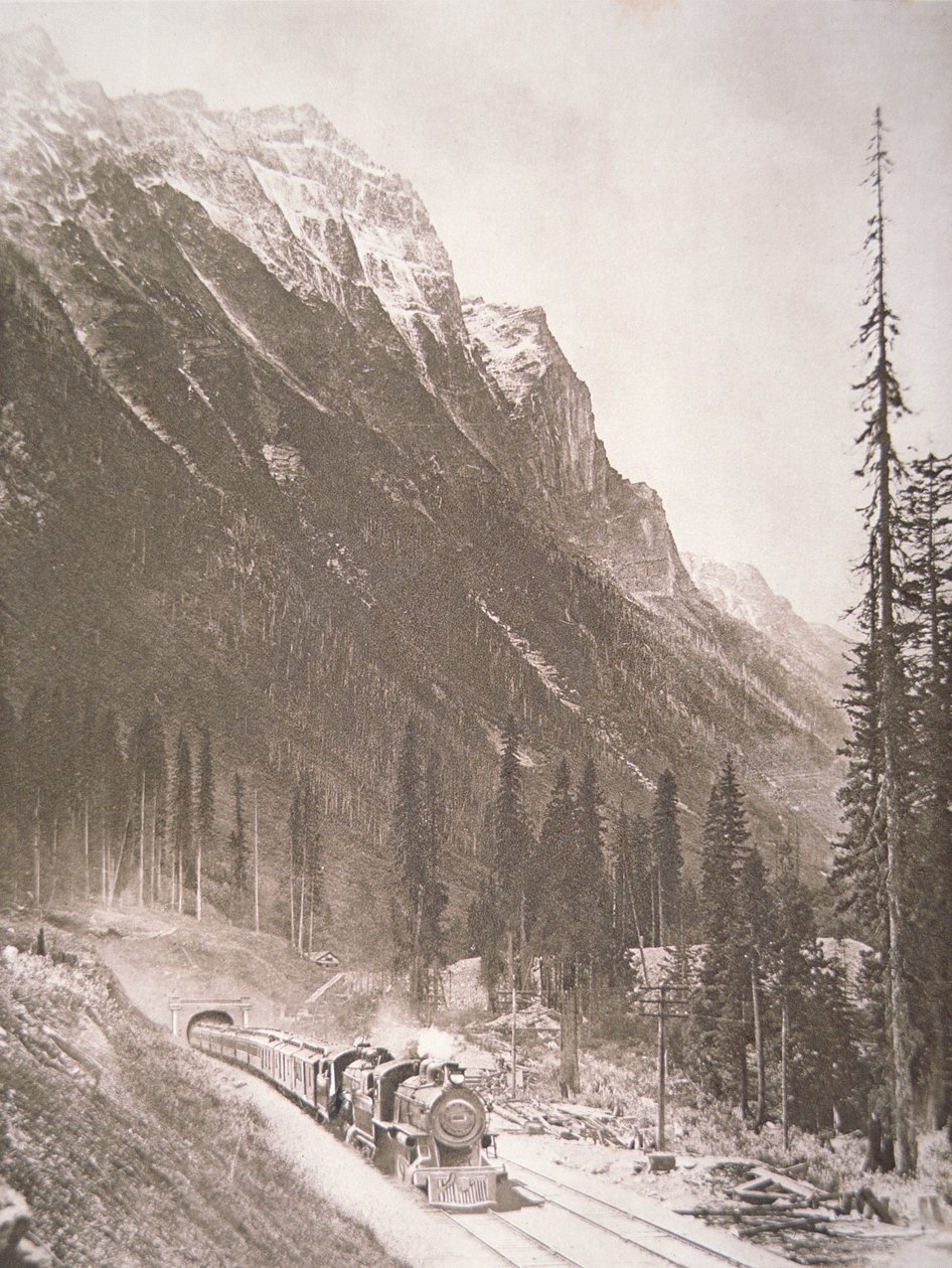 Canadian Pacific Railway Train, ca 1925 (s/v foto) av School Canadian