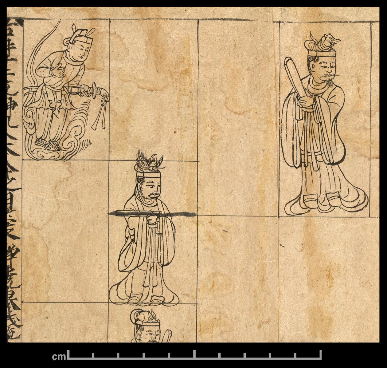 Almanacka för AD 978, Dunhuang Mogao, Kina, c.978 (bläck på papper) av School Chinese
