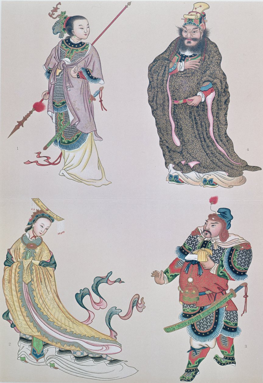 Hjältar och hjältinnor i kinesisk historia, inklusive kejsarinnan Wu av School Chinese