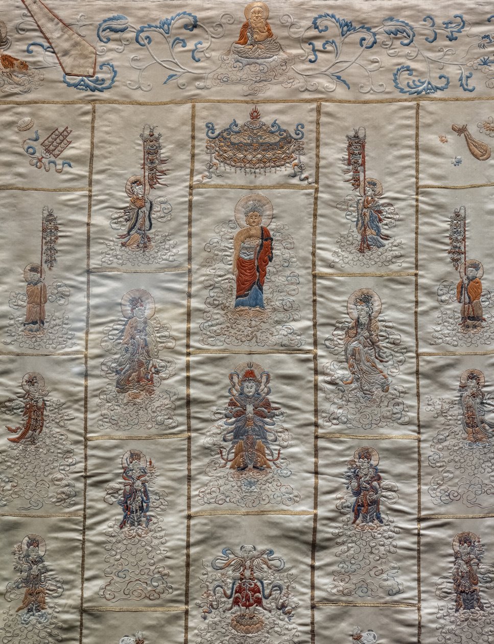 Kesa har tjugoen band (detalj). Kina av School Chinese