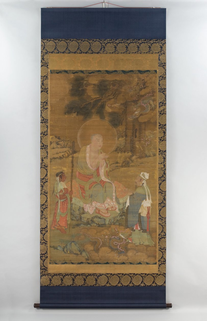 Lohan Summoning Dragons, Yuandynastin eller Mingdynastin av School Chinese