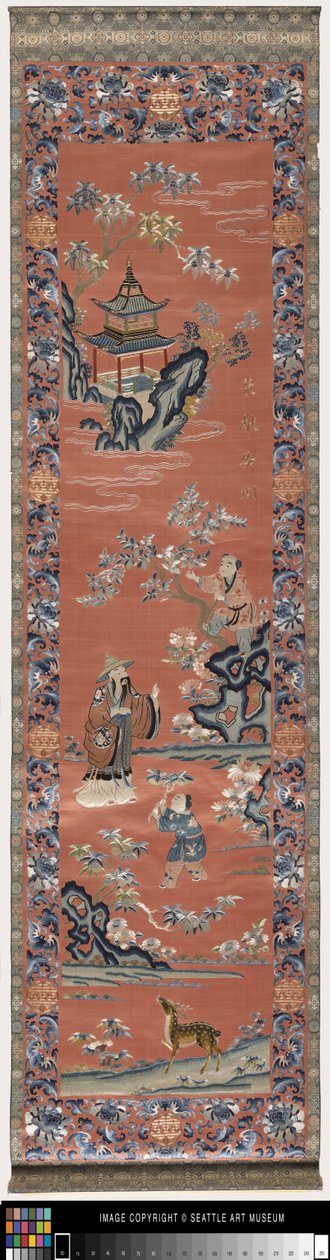 Löpare (satin med broderi) av School Chinese