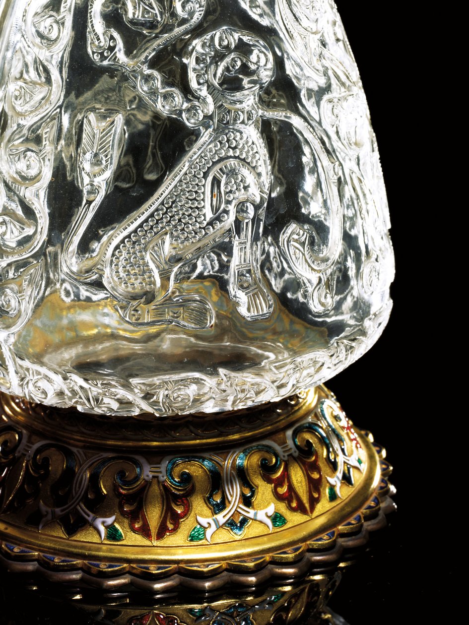 Fatimid ewer, Egypten, 975-1025, monterad av Jean-Valentin Morel, Sevres av School Egyptian