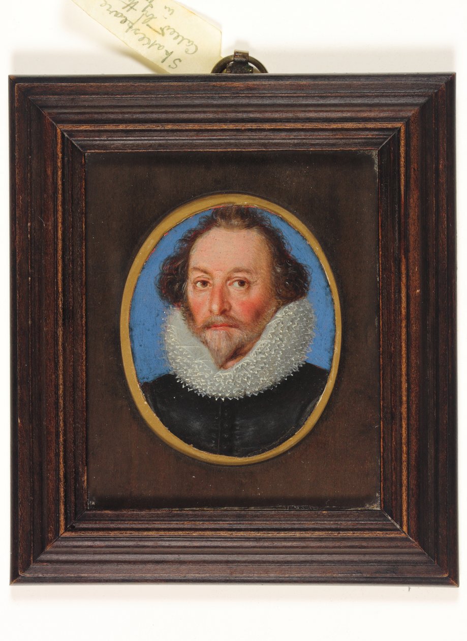 En gentleman som heter William Shakespeare (akvarell på veläng) av School English