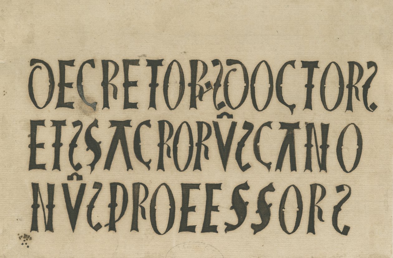 Barton under Needwood Church - inskriptioner: bläckfaksimil, nd [?1700-talet] (ritning) av School English