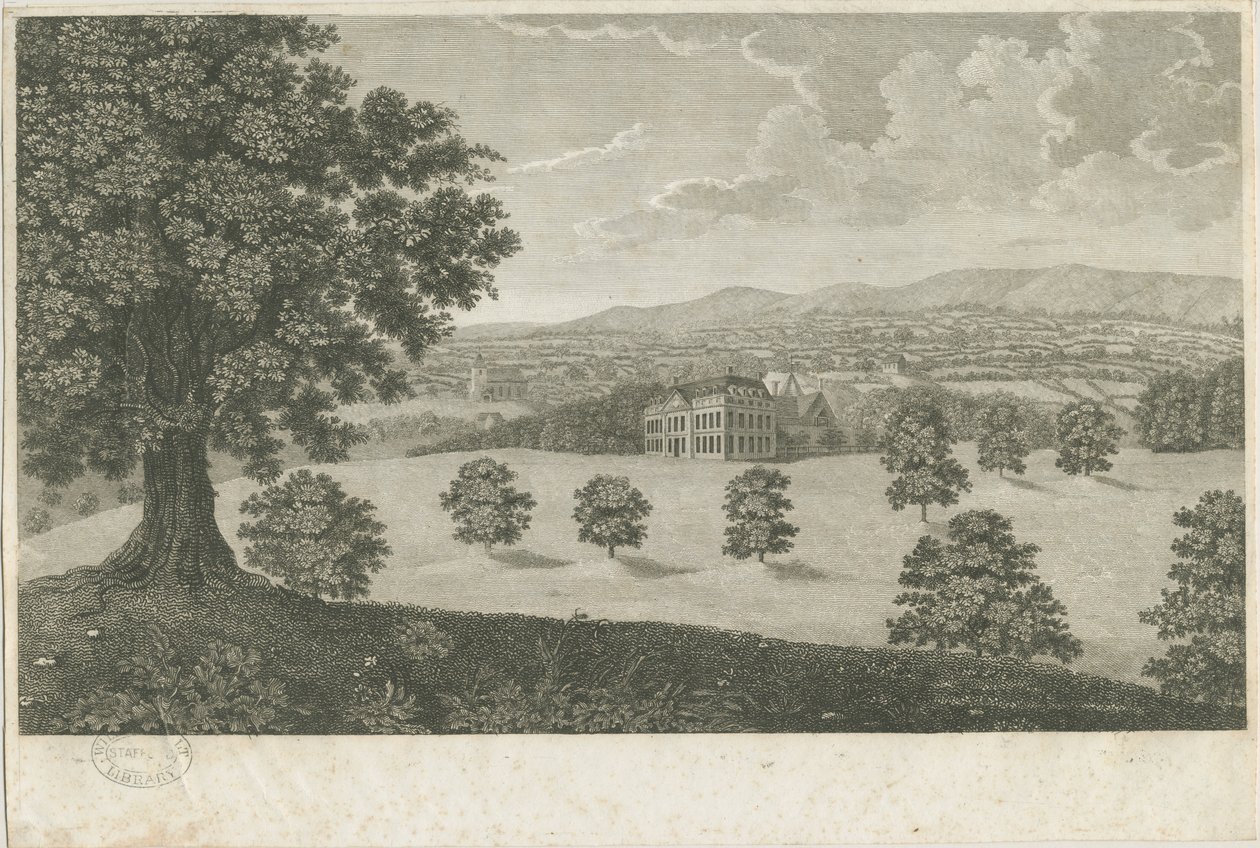 Loxley Park: gravyr, nd [1762-1802] (tryck) av School English