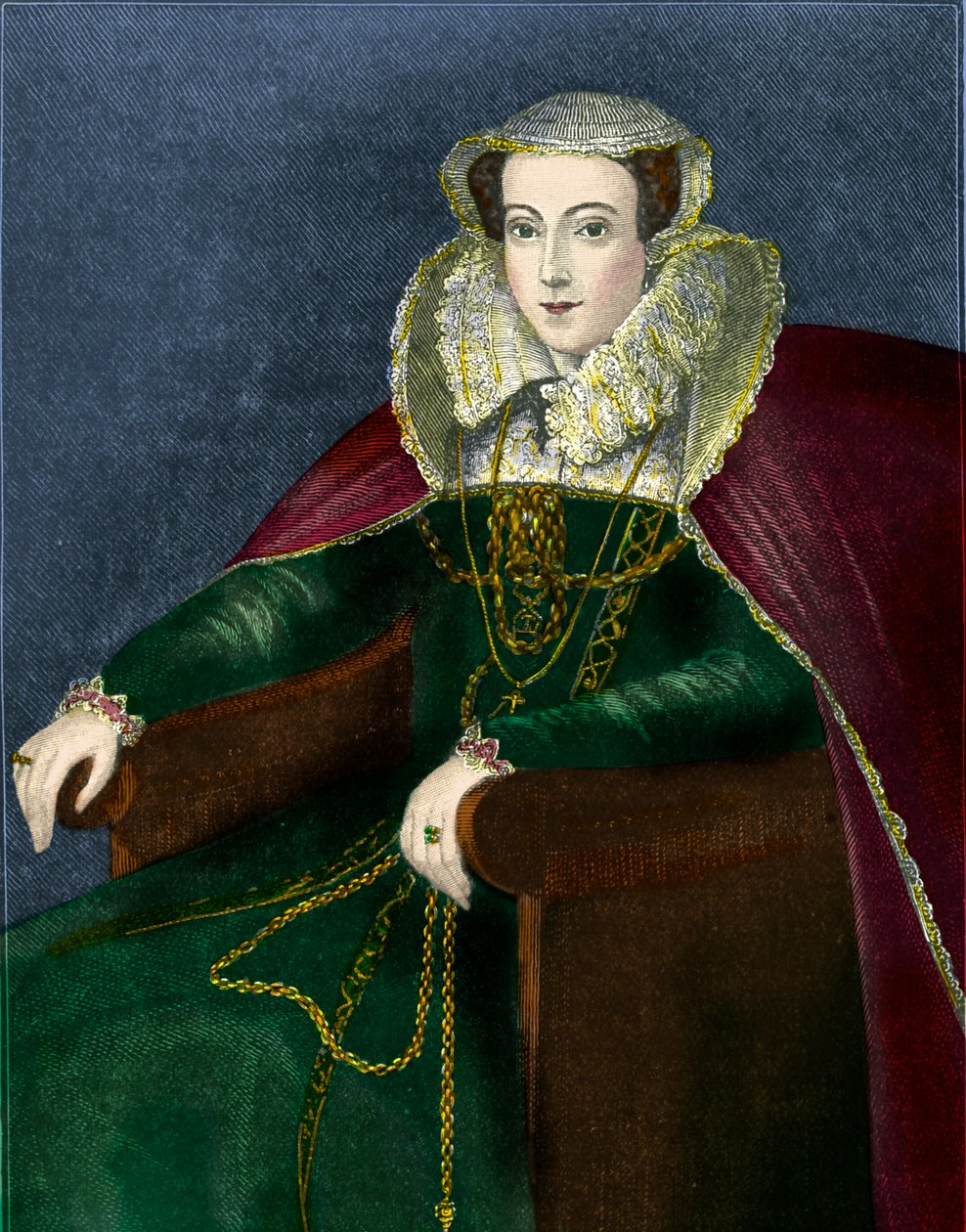 Mary, Queen of Scots, illustration från 