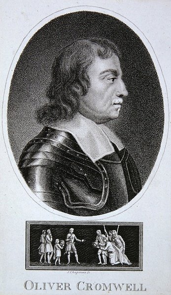 Oliver Cromwell (gravyr) av School English