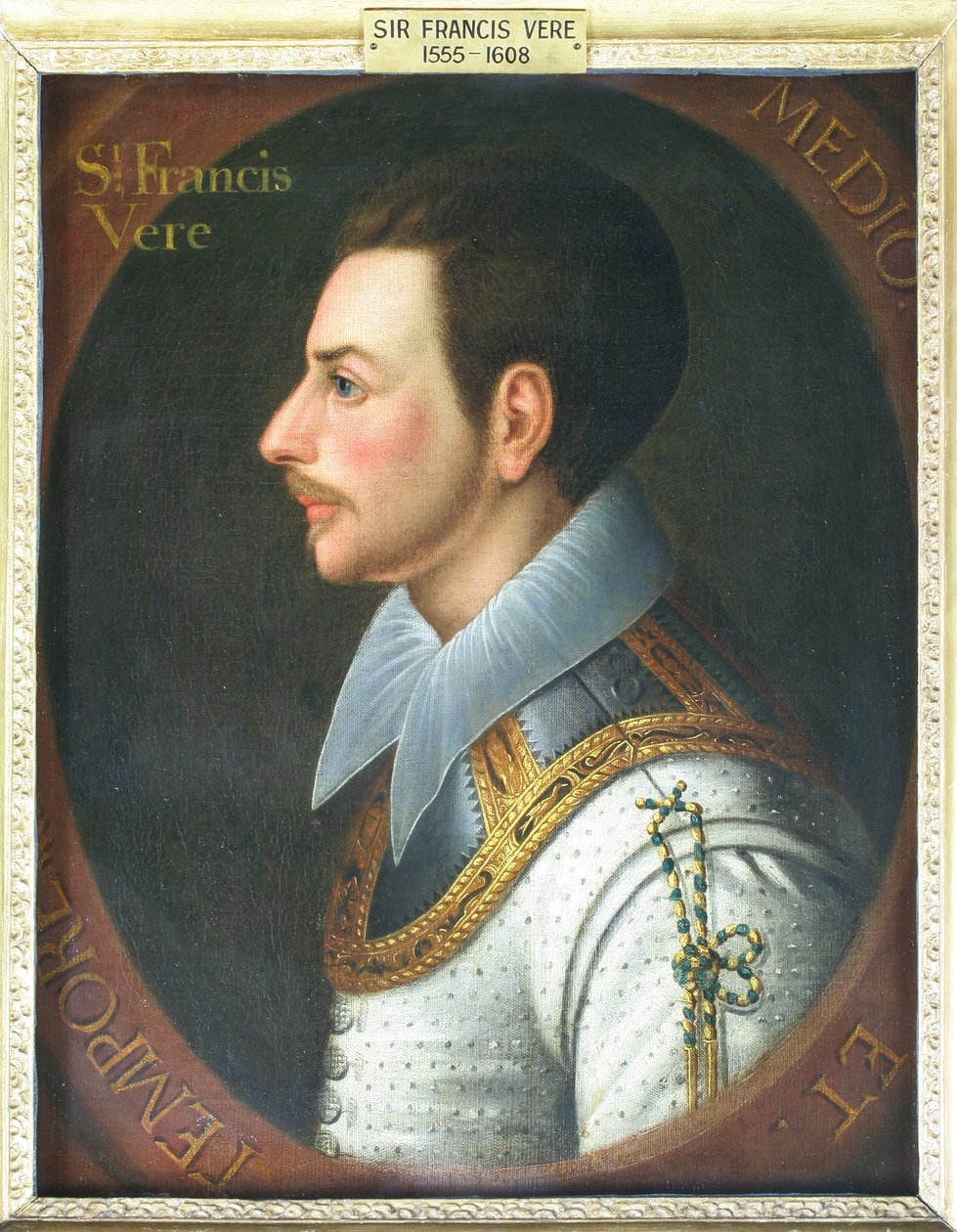 Porträtt av Sir Francis Vere av School English