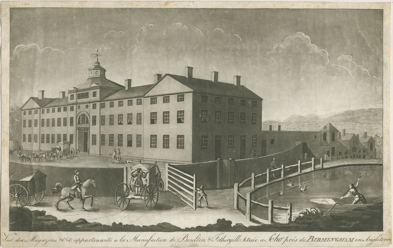 Soho Manufactory: akvatintgravyr och [sent 1700-tal] (tryck) av School English