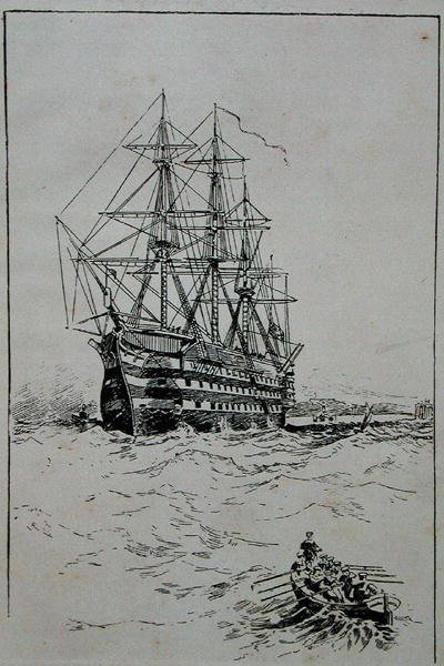 "Victory" vid Anchor, Portsmouth (gravyr) av School English