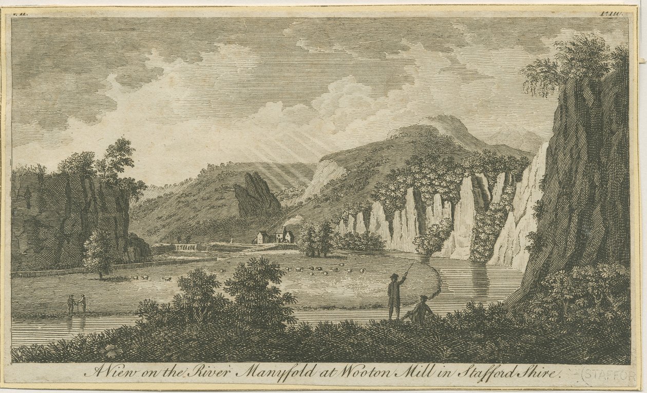 Wetton - Manifold Valley: gravyr och [sent 1700-tal] (tryck) av School English
