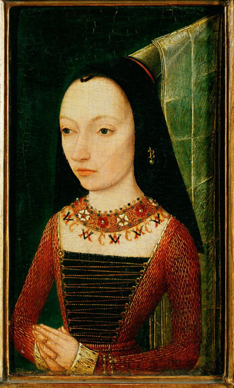 Margareta av York, hustru till Karl den djärve ... av School Flemish