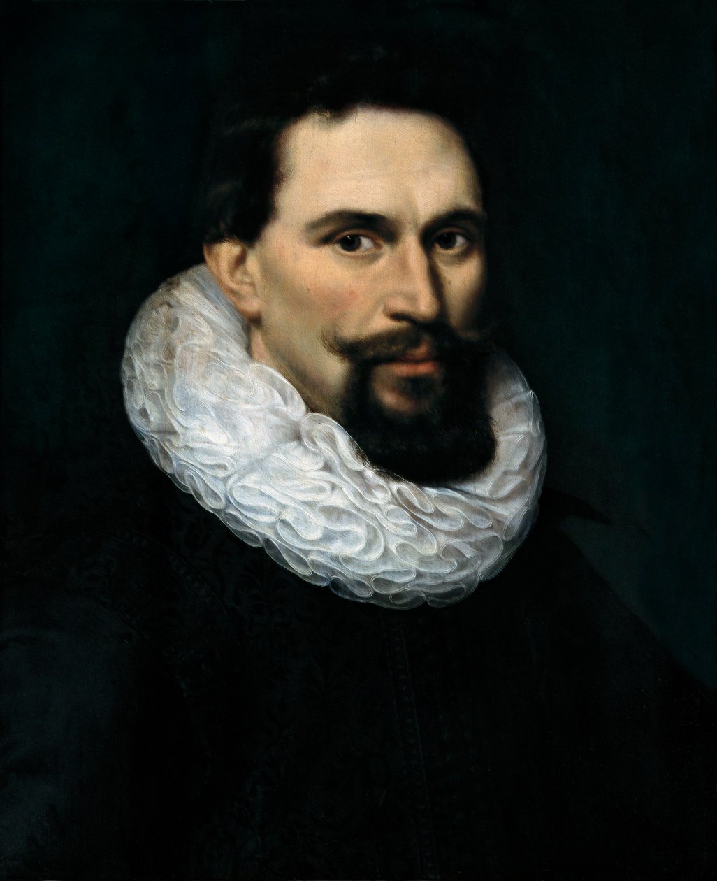 Porträtt av Maurice av Nassau (1567-1625), prins av Orange, greve av Nassau. Anonym målning, flamländsk skola (olja på duk) av School Flemish