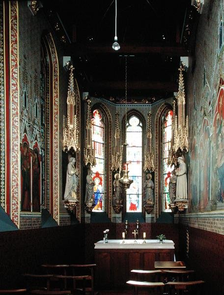 Utsikt över interiören (foto) av School Flemish