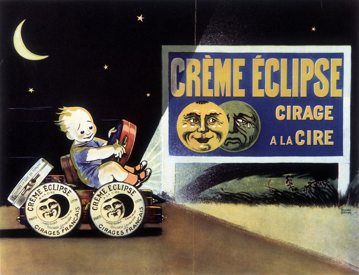 Reklam för vaxpolering "" Eclipse Creme"" av School French