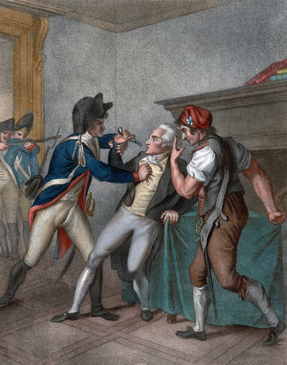 Gripande av Maximilien Robespierre, den 27/07/1794 - Gripandet av Robespierre - Robespierres arrestering av School French