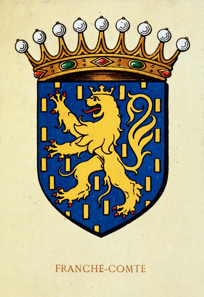 Coat of the Franche-Comte. av School French