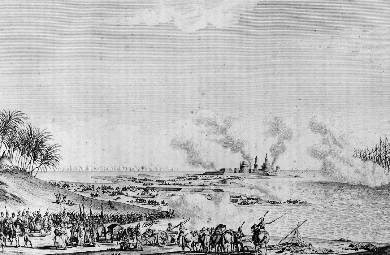 Erövringen av Egypten (Campaign (Expedition) av Egypten (1798-1801) ledd av Napoleon Bonaparte (Napoleon I Bonaparte av School French