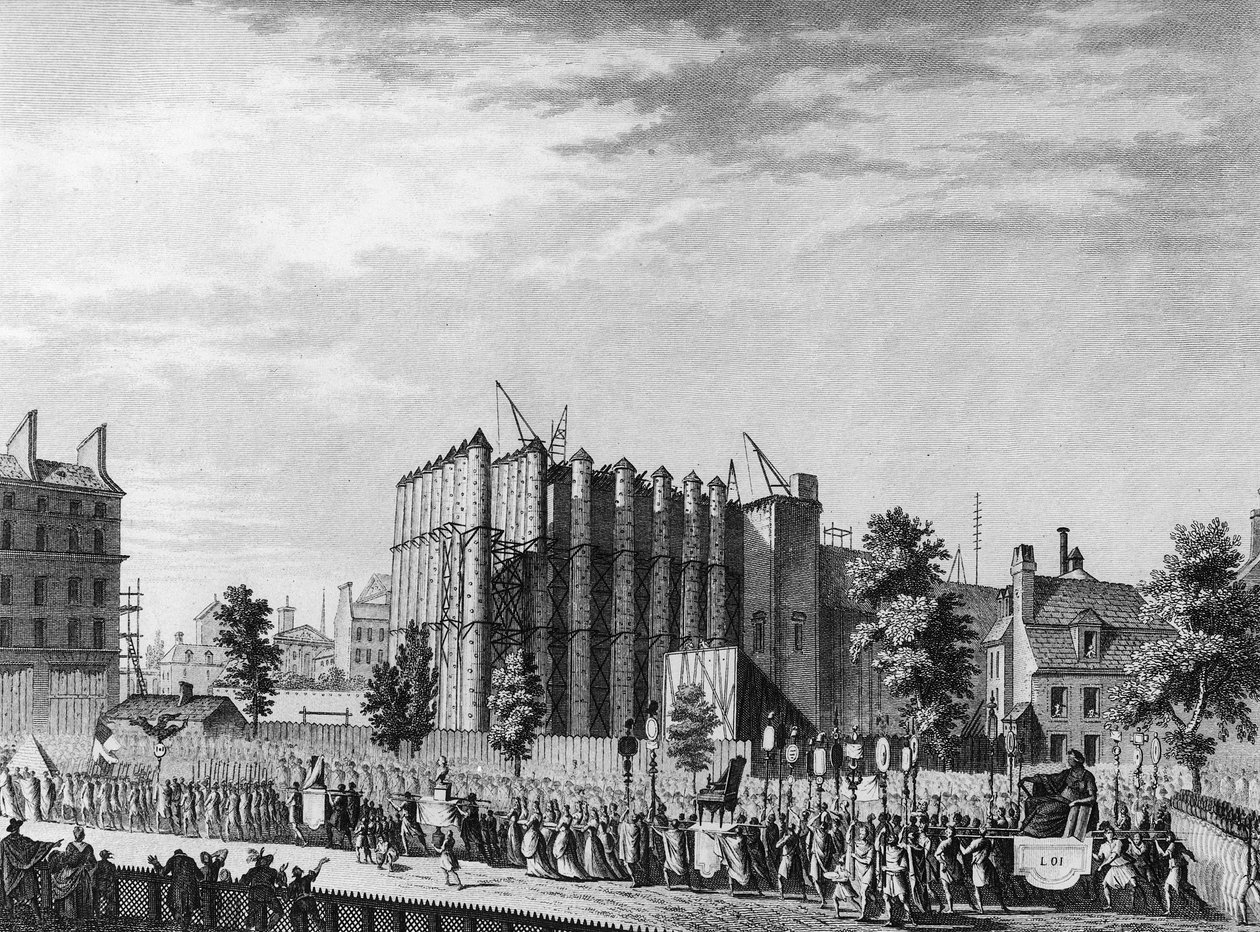 Franska revolutionen: Pompe funebre för att hedra Jacques Guillaume Simonneau (eller Simoneau av School French