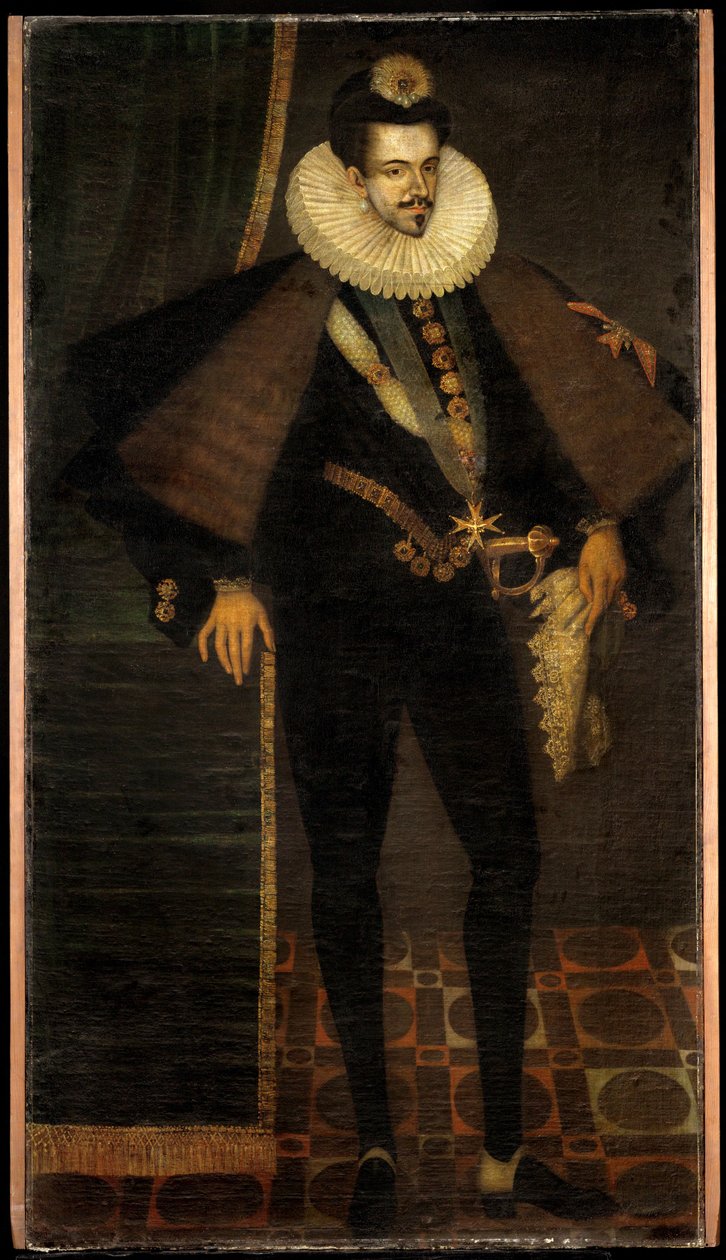 Henri III, kung av Frankrike, den siste kungen av huset Valois ... av School French
