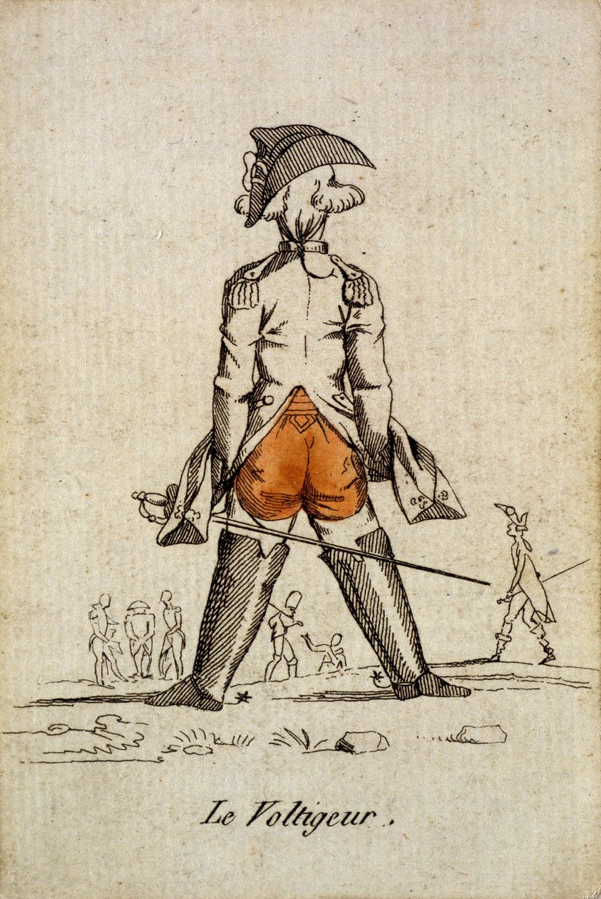 Gammalt kort att spela: hjärtats ess - "" The Voltigeur"". Karta Museum i Ploucher, Issy-les-Moulineaux. av School French