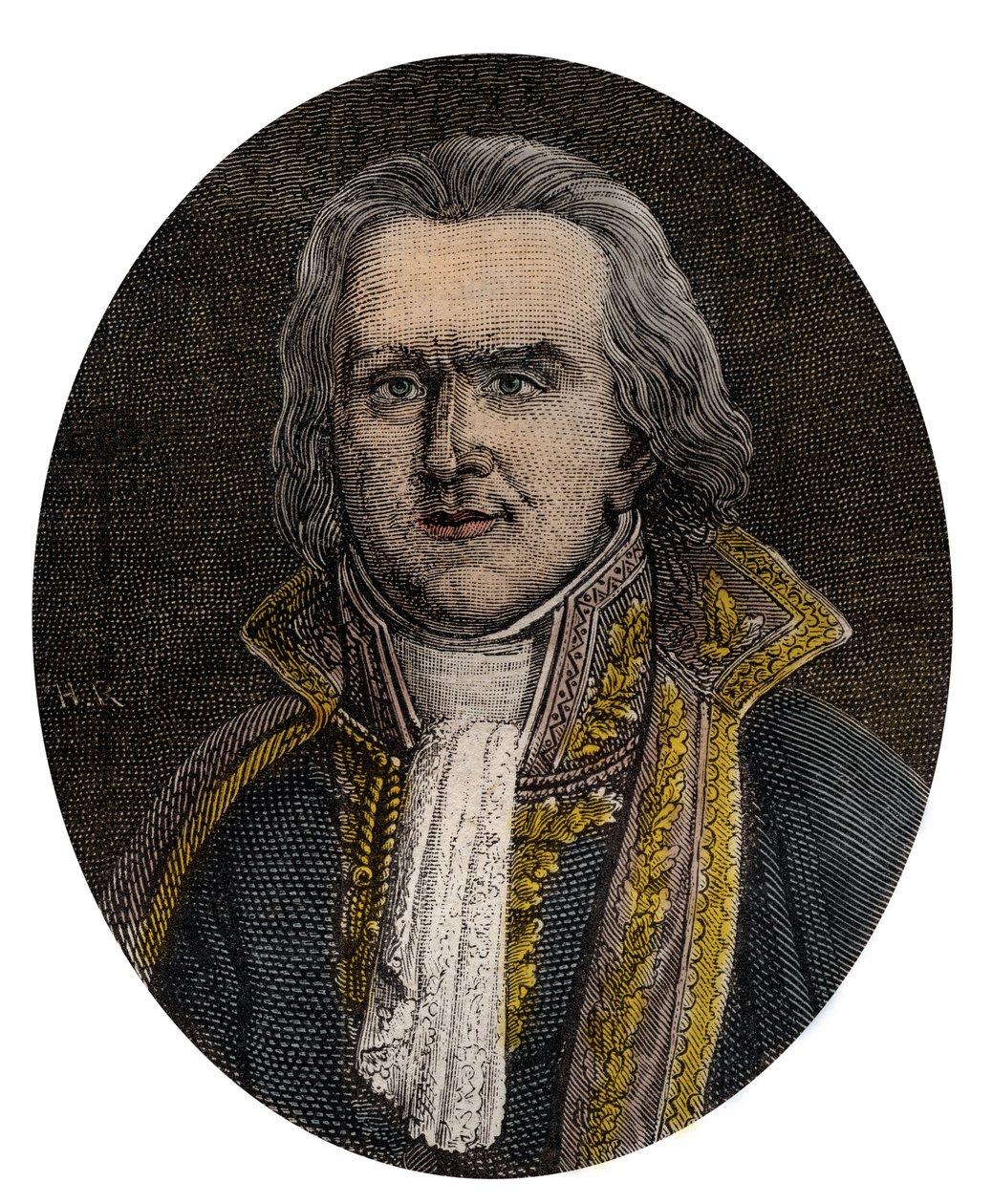 Porträtt av Jean Etienne Marie Portalis. Fransk jurist och politiker (1746 -1807) - Greve Jean-Etienne-Marie Portalis (1746-1807) av School French