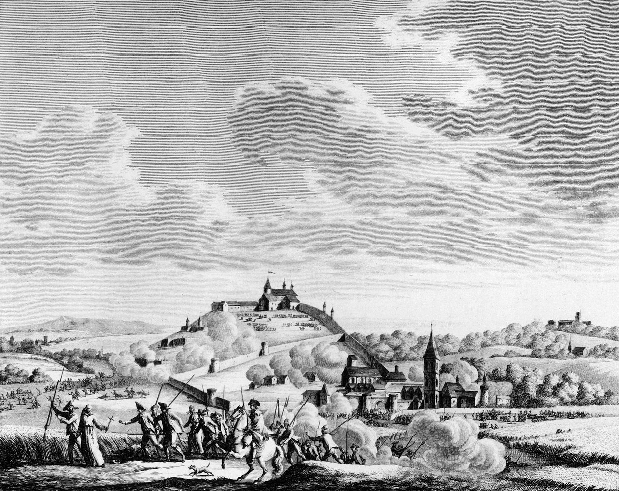 Franska revolutionens krig och antirevolutionära rörelser: Vendeekriget. Belägring vid slaget vid Granville den 14 november av School French