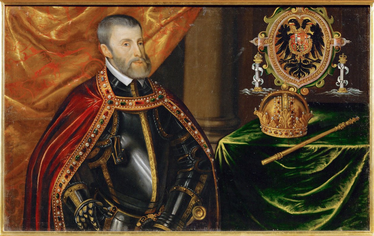 Kejsar Karl V (målning) av School German