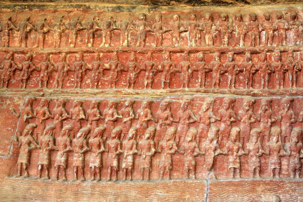 Detalj, Vishnu som Varaha Avatar (foto) av School Indian